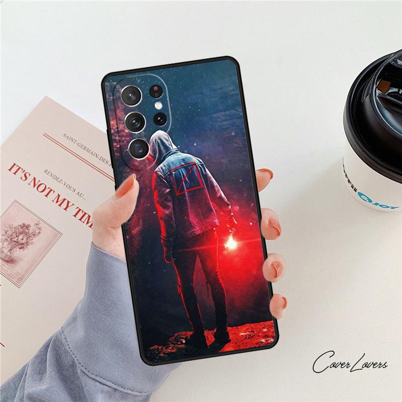 Hacker Anonymous phone case For Samsung Galaxy S24 S25 S23 S22 Ultra Note 10 20 Plus S20 S21 FE Cover