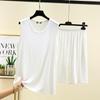 Zweiteiliges Set aus Modal-Tanktop und Shorts für Herren – Sommer