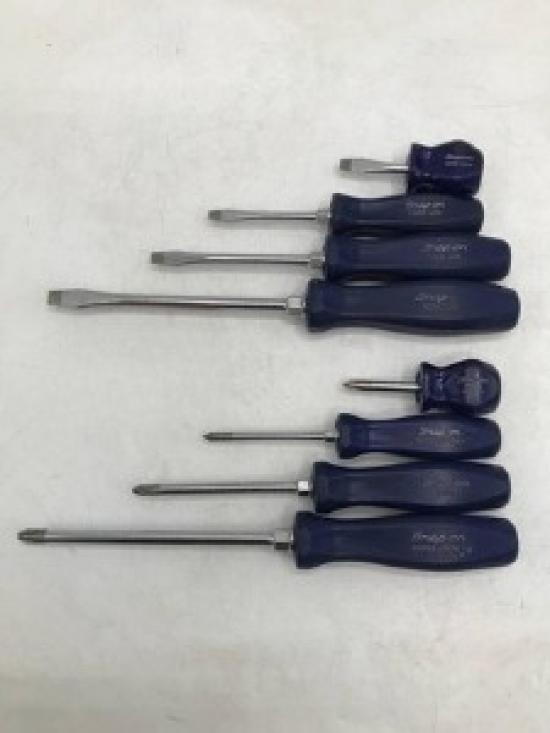 

snap-on Screwdriver set of 8 NAVY USED