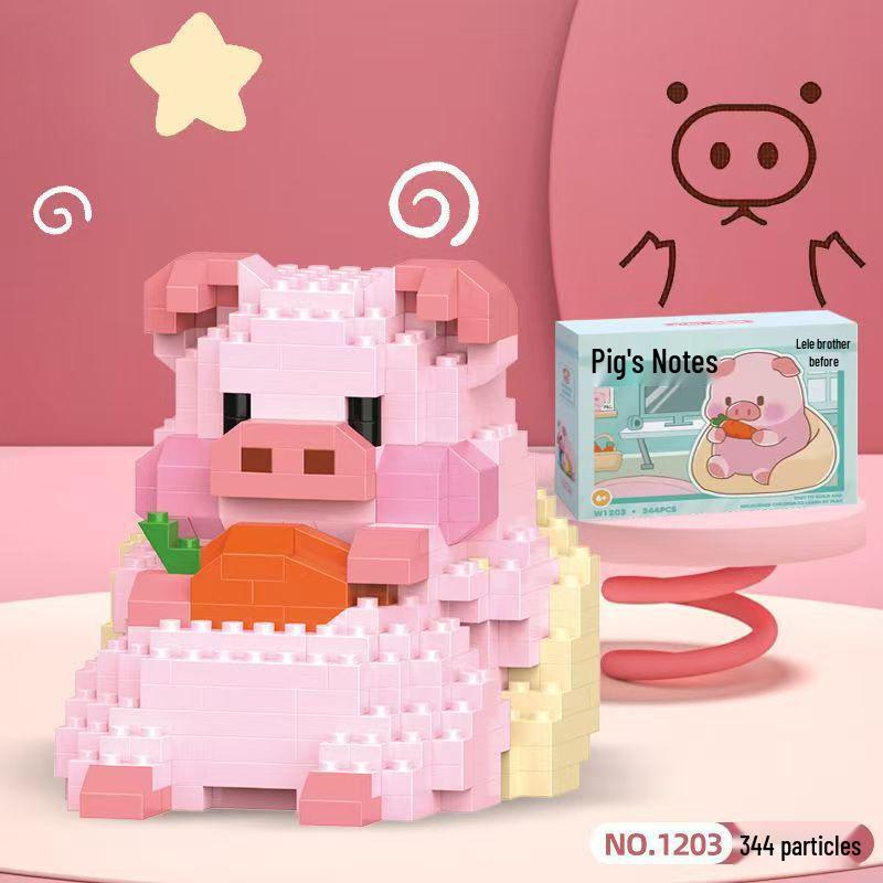 Lucky Cat Diary Lego-Compatible Building Block Toy