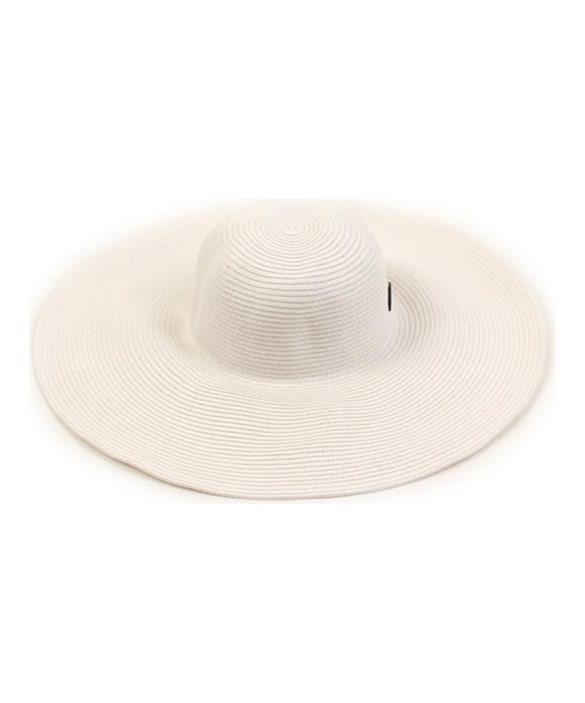 Yunibeosyeolkemiseuteuli Long White Wire Cloche Hat Bk Summer Fedora