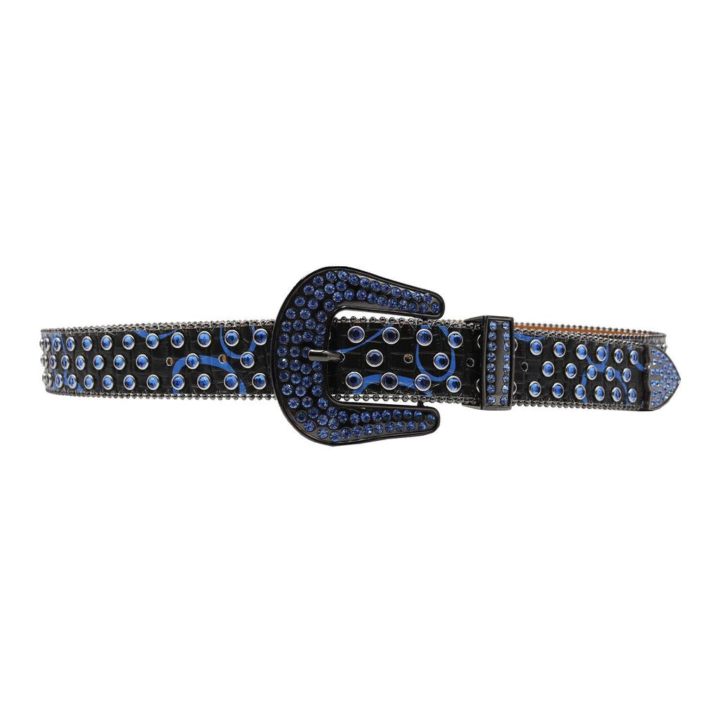 European & American Style Rhinestone Punk Belt for Men & Women