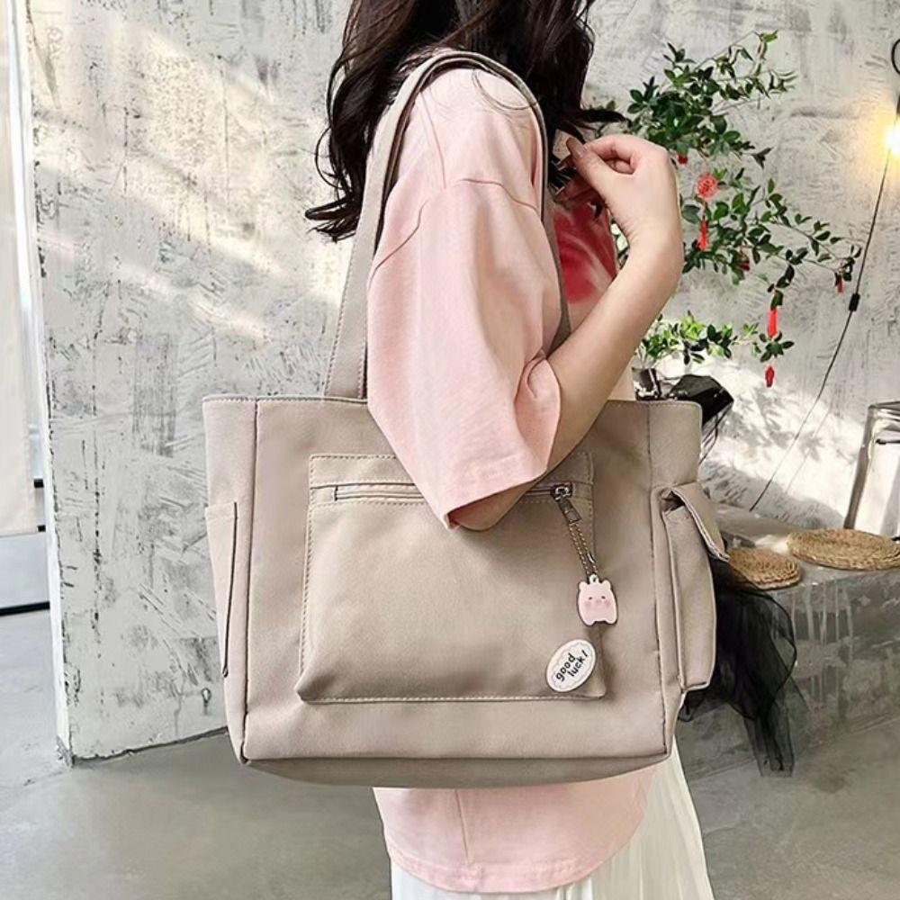 

Большая вместительная холщовая сумка-тоут Minority Design Oxford Shopping Bag Модная сумка для девочек зелёный