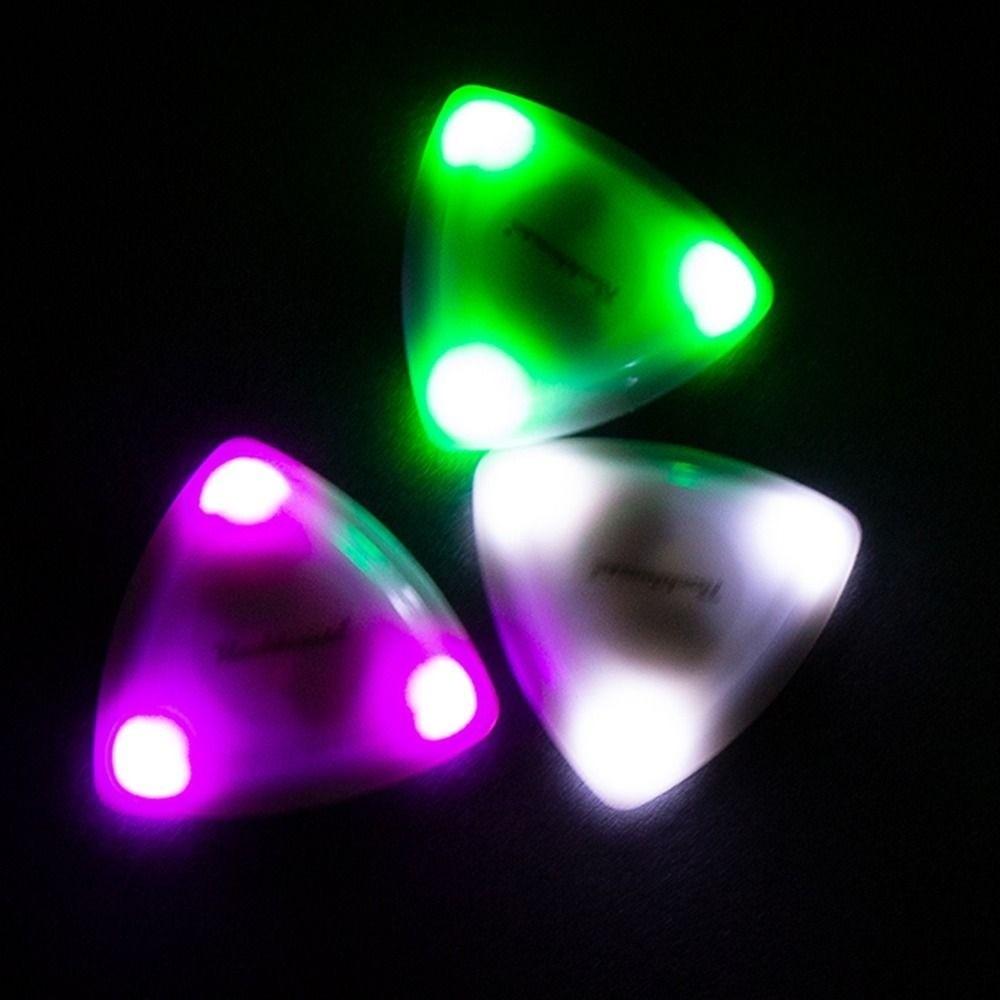 Multicolors Glowing Acoustic Guitar Picks Plectrum Ukulele Picks  Electric Guitar Part Accessory