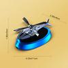 Solar Powered Car Air Freshener Helicopter Rotating Propeller Aromatherapy Diffuser Essential Oil Auto Dashboard Decoration Ornament