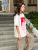 Retro Casual Printed T-shirt Women's Clothing 100% Cotton T-shirt Summer Fashion Short Sleeve Top Harajuku Commute Graphic Tee
