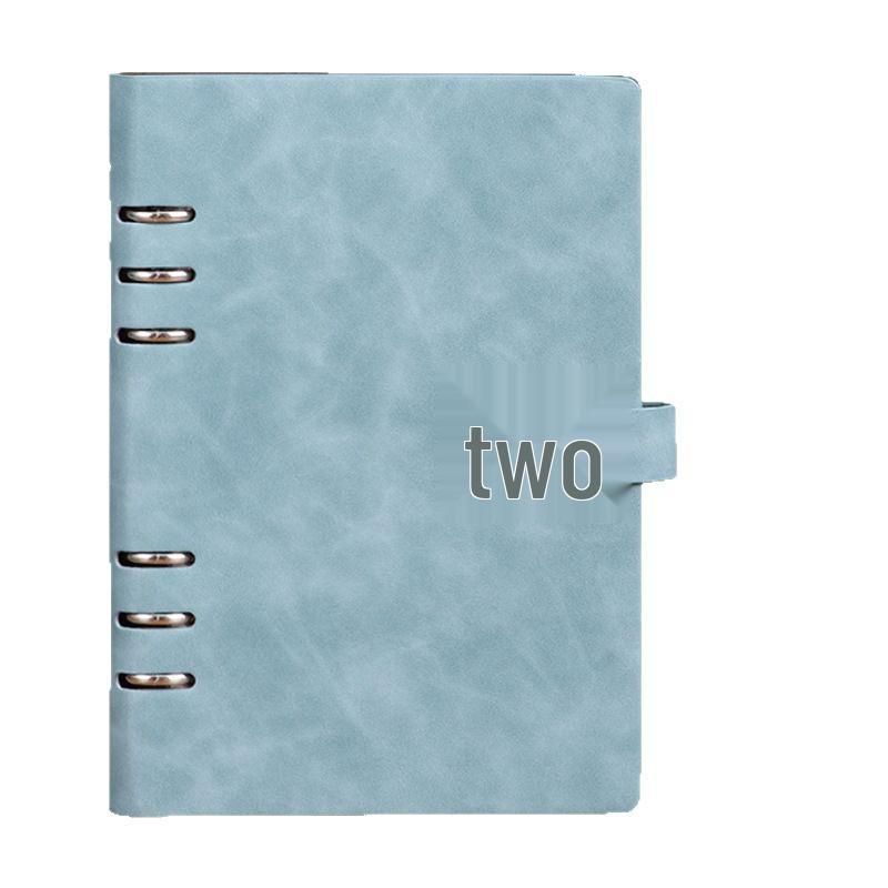 Customizable Simple Business Loose-Leaf Notebook Binder with Printable Logo