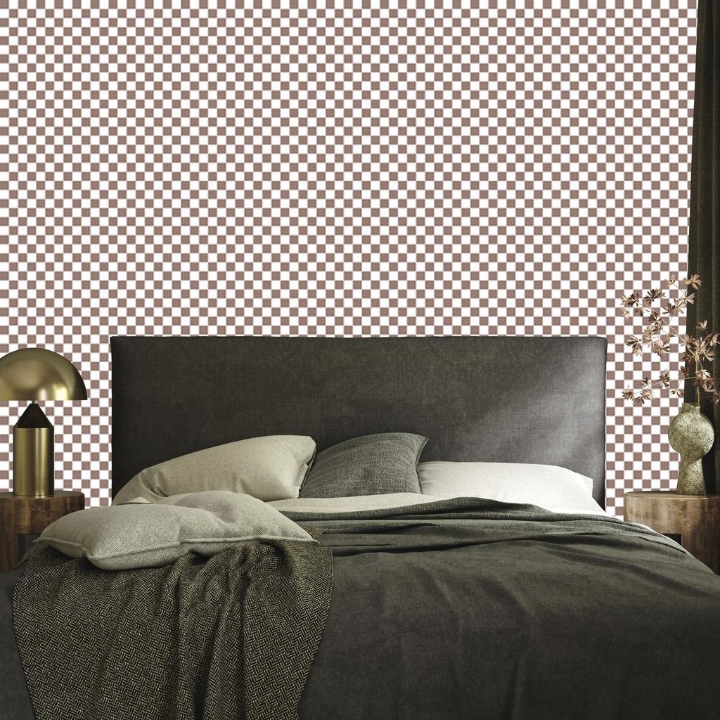 Checkerboard wallpaper light gray and orange 50x1000