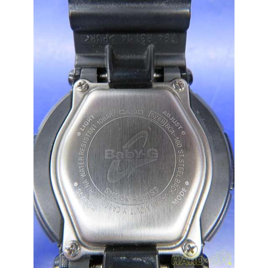Used CASIO Baby-G BGA160 Quartz Analog Watch