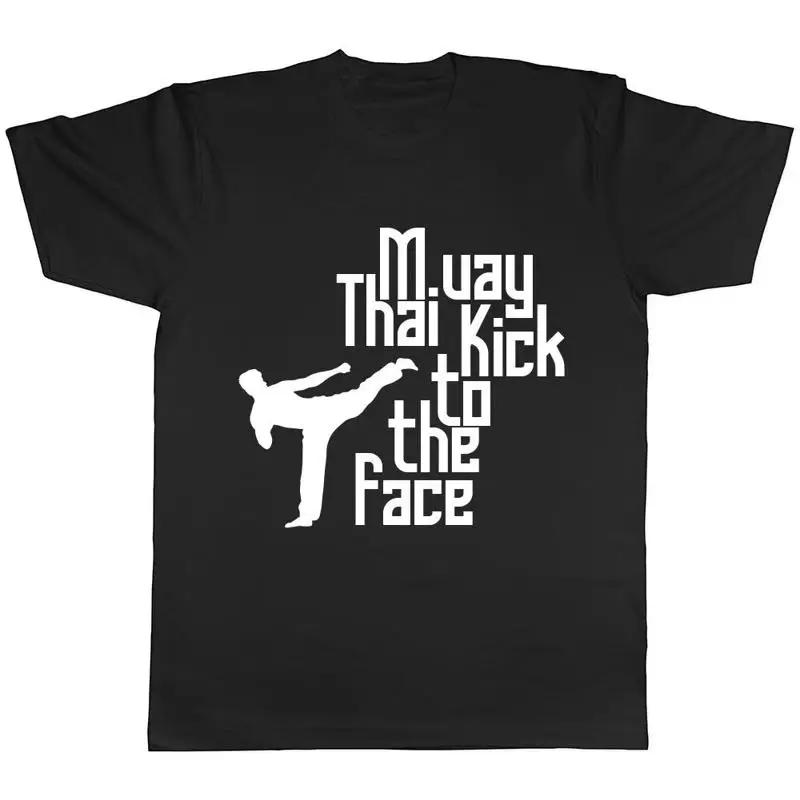 Muay Thai Kick To The Head Unisexs Unisexs Ladies Unisex Tshirt