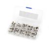 100 Stück/Los 5x20mm Schnell durchbrennende Glasröhrensicherungen Sortierte Kits Schnell durchbrennende Sicherungen 0,2A~20A