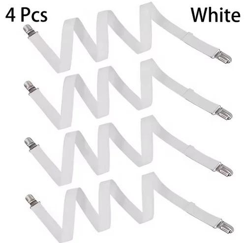 

4PCS Double Clip Sheet Fasteners - Versatile Sheet Clips for Bed Sheets and Sofa Covers with Non-slip Adjustment