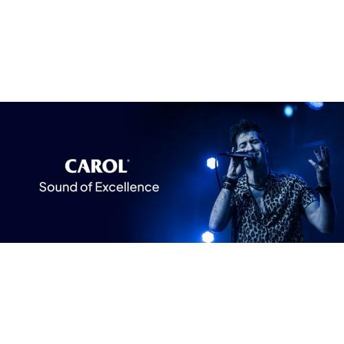 CAROL AC-910S Professional Vocal Microphone, XLR Dynamic, Unidirectional, with Patented AHNC Active Noise Cancellation Technology, for Singing, Karaok