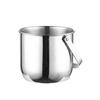 ZISIZ Hammered Gold Portable Ice Bucket