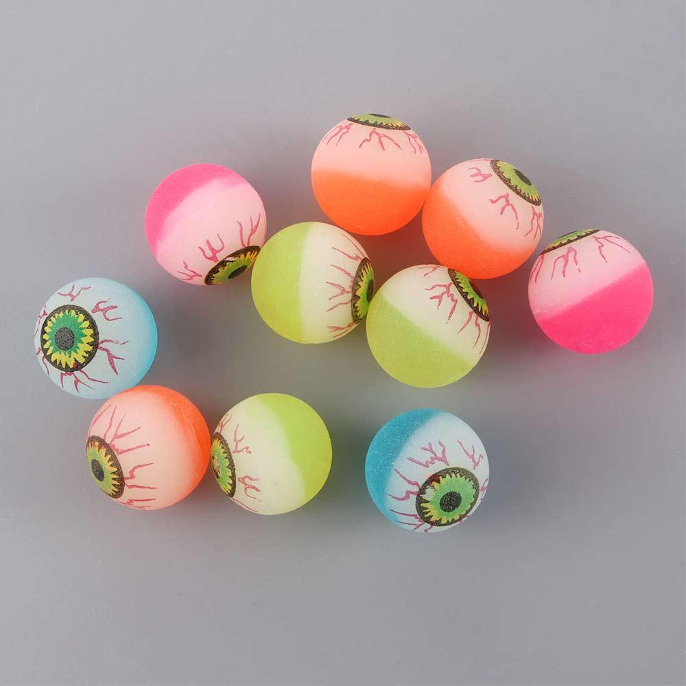 Toy Balls Bath Toys Halloween Bouncy Balls Scary Eye Balls Halloween Party Supplies Jumping Balls
