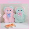 Charming Cartoon Bear Plush Pencil Portfolio Korean Style Children's School Essentials Holder Big Capacity