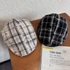 Vintage British Style Beret With Breathable Cotton Polyester For Spring Autumn Fashion Fans