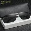 Stylish Men's Polarized German Sunglasses: Trendy, Radiation-Proof, Color-Changing, Perfect for Driving and Fishing