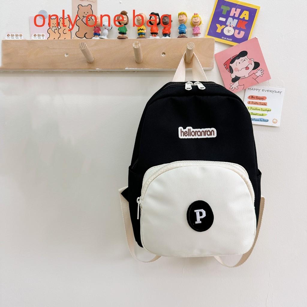 Childrens Fashion Backpack With Breathable Nylon For School And Kindergarten чёрный