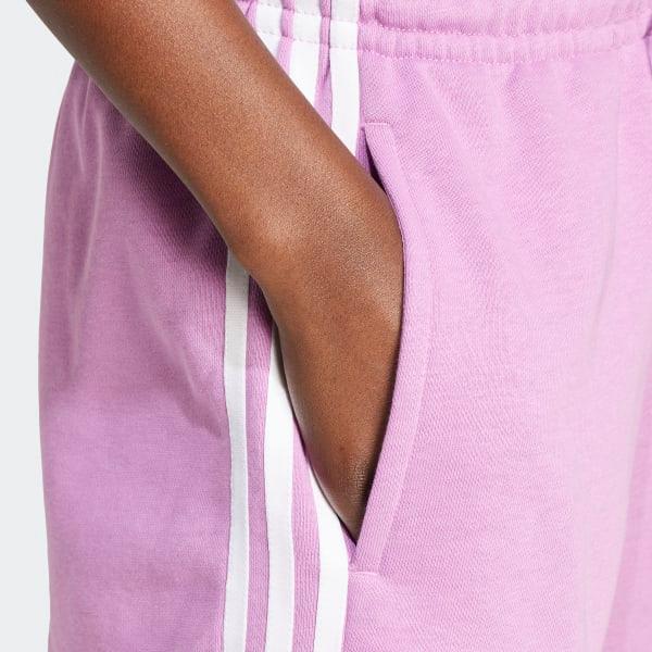 Adidas Always Originals Series 3-Stripes French Terry Shorts Women Shorts Purple IY2155