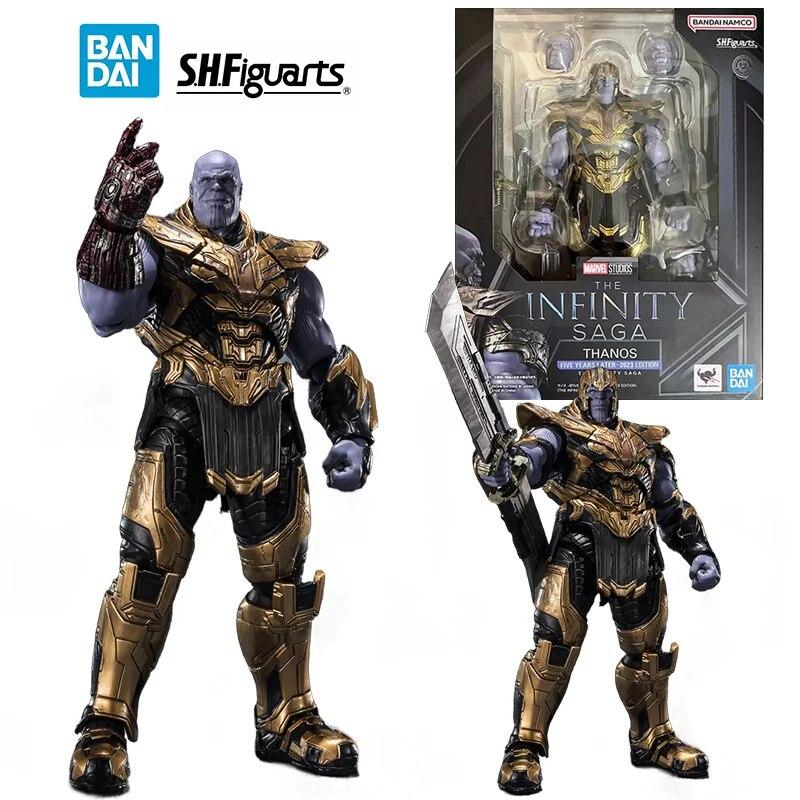 

Bandai SHFiguarts Thanos 2023 Edition Marvel The Infinity Saga 16 см Оригинальная фигурка Модель игрушки Коллекция подарков на день рождения