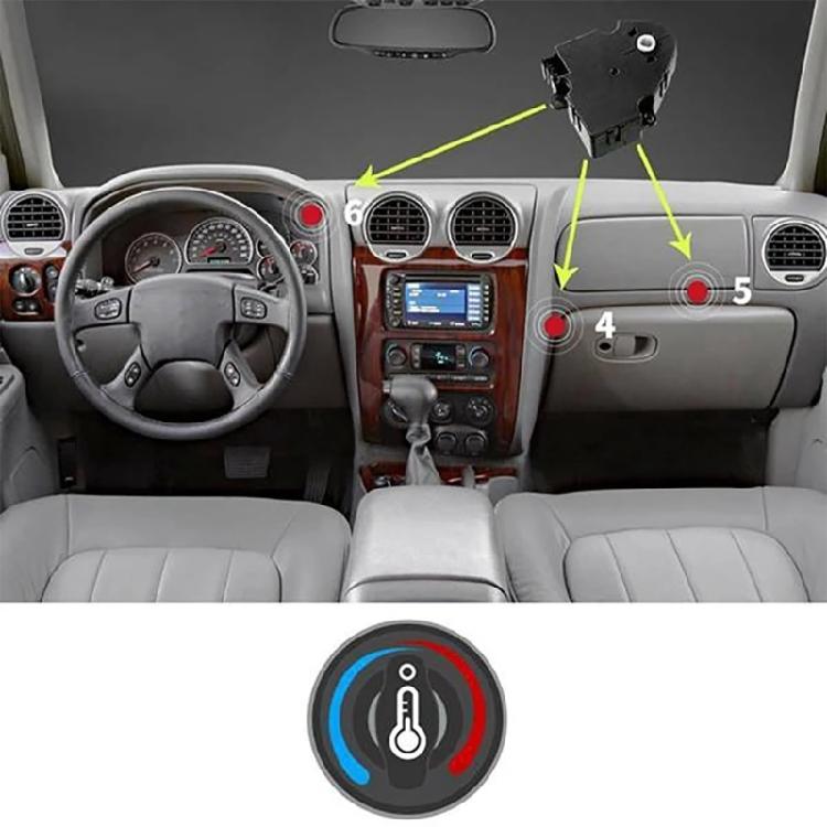 Reliable Temperature Control Motor Plug Play Long Lasting Air Door Actuator 16163982 52402588 52402598 89018365 604-106