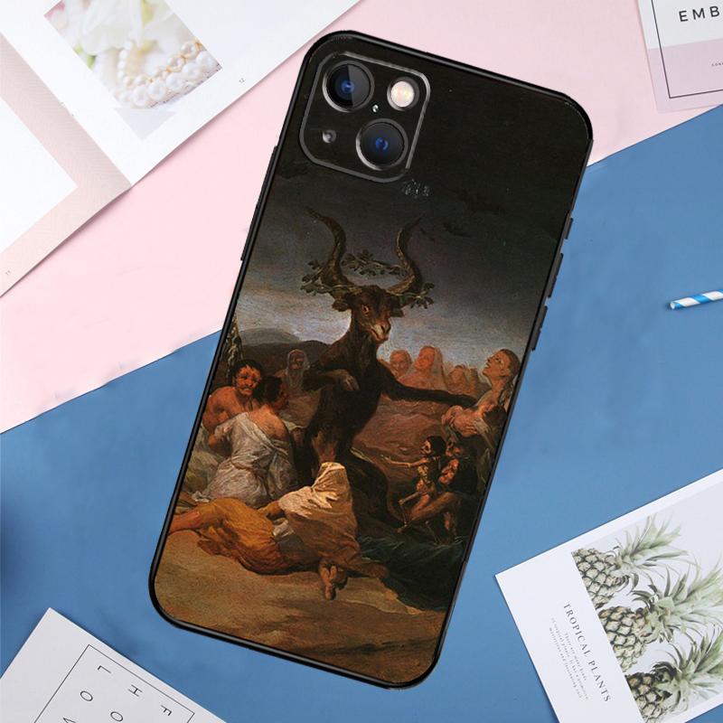 Spain Francisco Goya Art Phone Case For iPhone 11 12 13 14 15 16 Pro Max Mini Plus X XS Max XR Back Cover