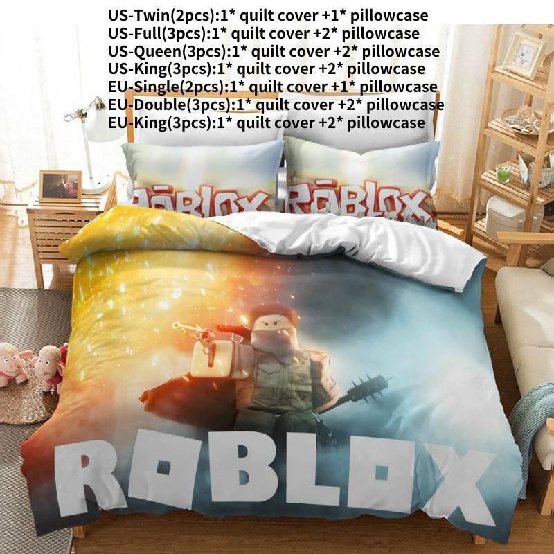 3d Cartoon Anime Down Comforter Set High Definition Digital Print 3 Piece Bedding Set Student Bedding Cover Pillowcases