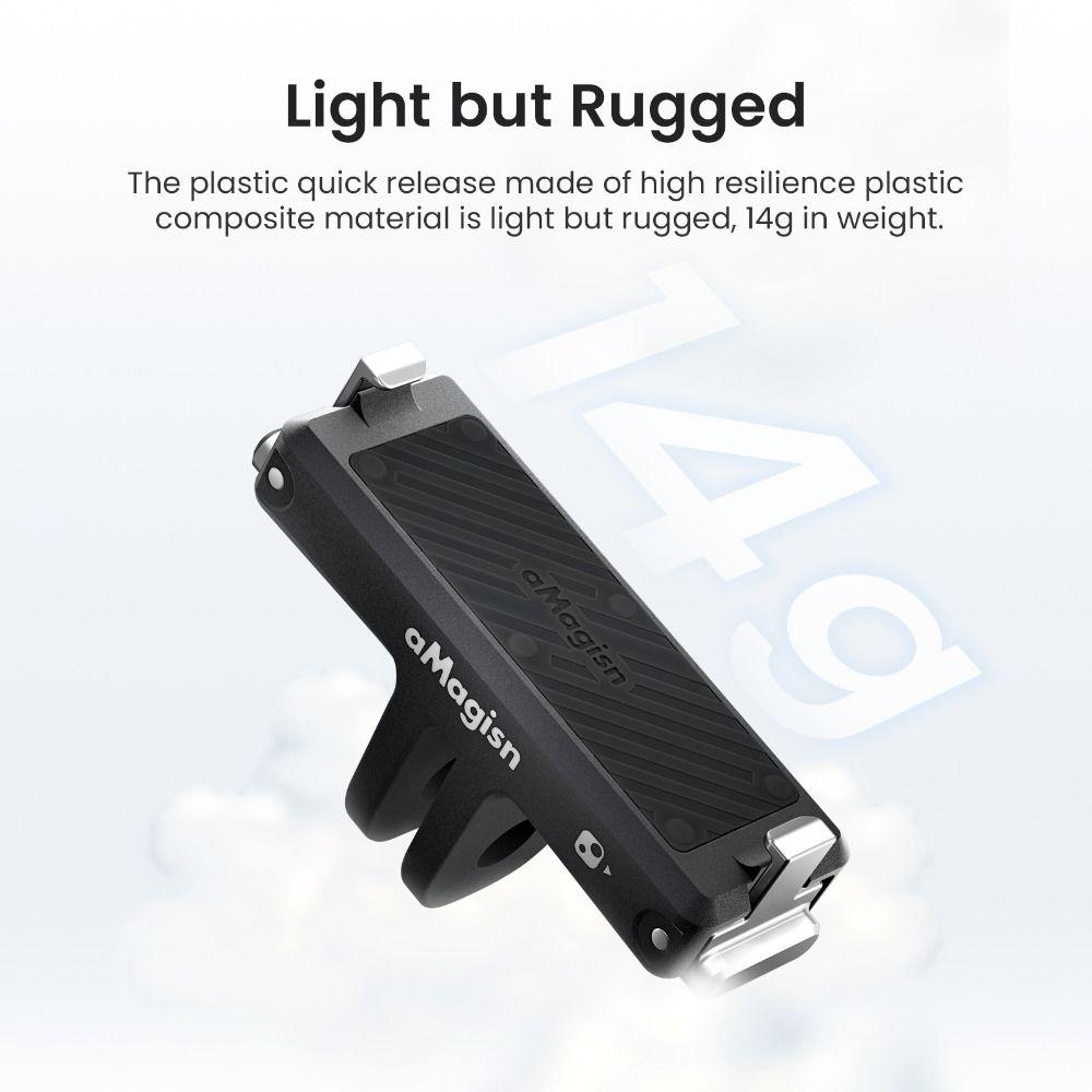 Quick Release Magnetic Mount Adapter ABS Durable Mount Bracket Lightweight Base Adapter for Insta360 Go Ultra