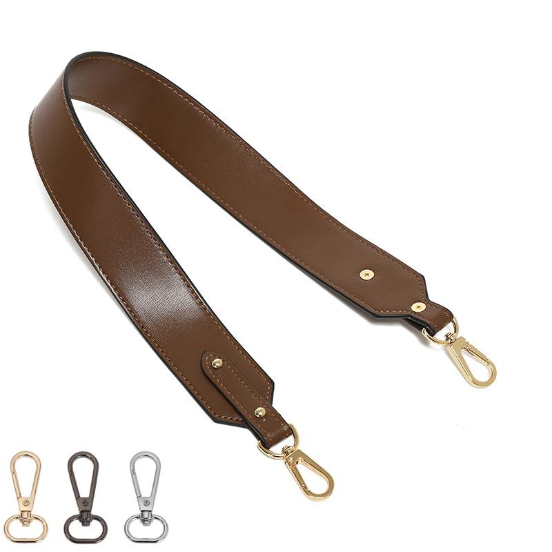 High Quality Leather Shoulder Bag Strap Gold/Black/Silver Buckle Replacement Bag Strap For Crossbody Handbags Handles Bag Belt