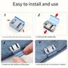 Invisible Hem Clips - Non-Slip Leg Fixing Clips - Seamless Hem Buttons - Non-Slip Shoe Shaping Tools for DIY Clothing