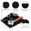 Watchget Silicone Tamper Mat, Espresso Tamping Mat, Coffee Tamper Tool, Stand Tamping Station, Coffeeware Accessories, Non-Slip, Washable, 25 X 20cm