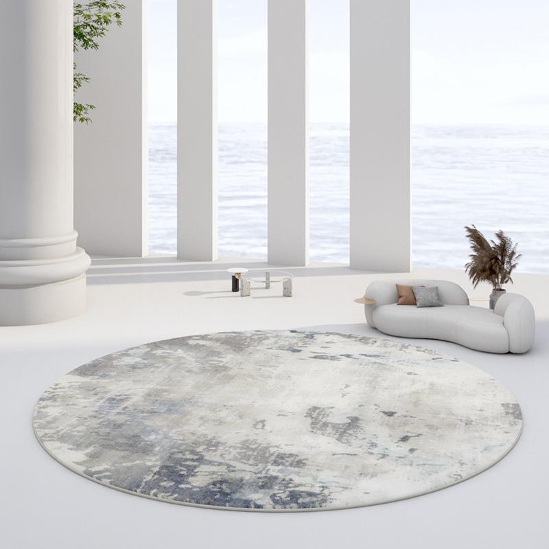 European Style Round Plush Rugs for Bedroom Decor Carpets for Living Room Soft Area Rug Home Thicken Carpet Fluffy Floor Mats