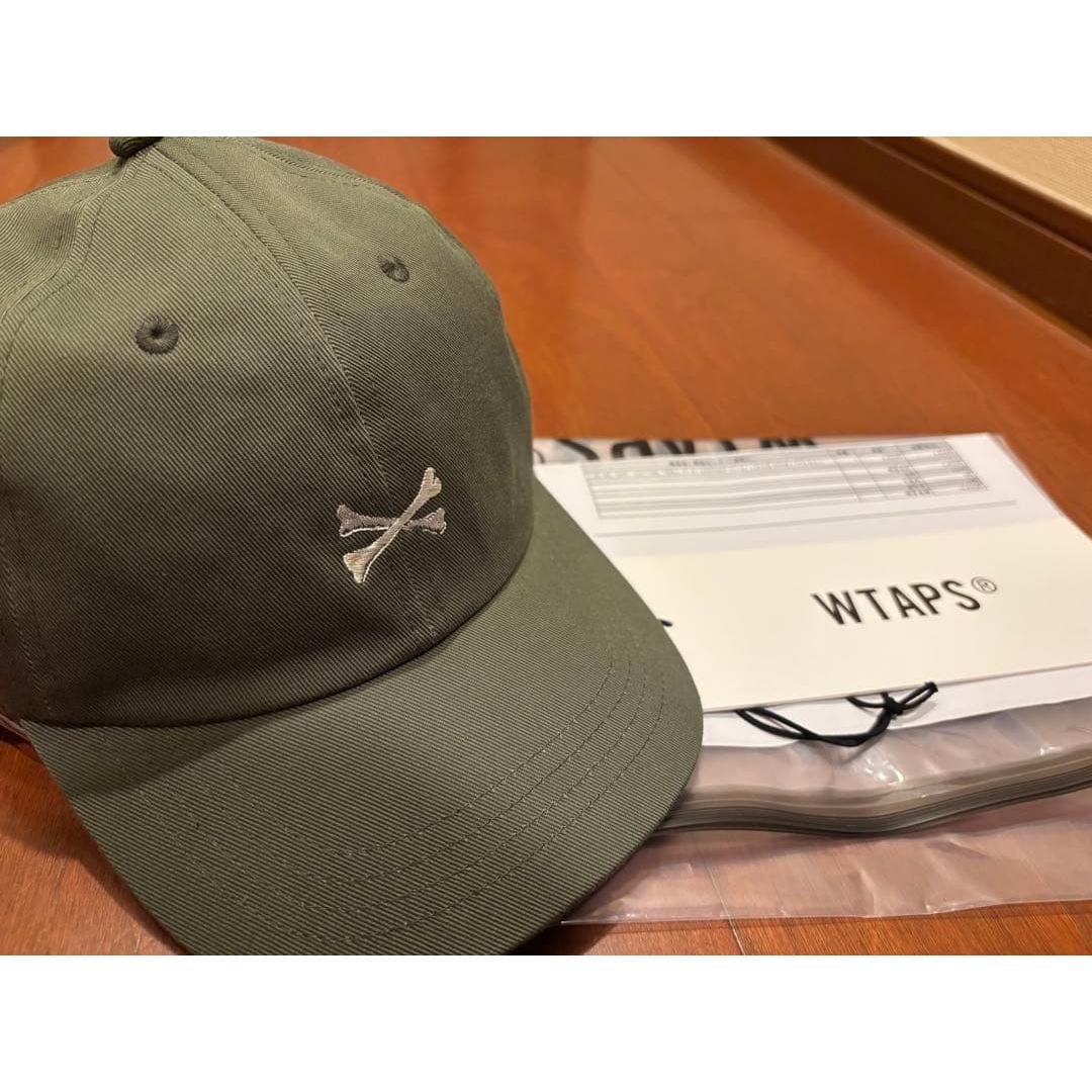 Used WTAPS CAP OLIVE DRAB Crossbone