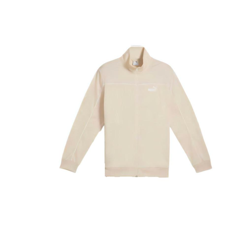 Puma Unisex 2 Piece Tracksuit Beige And Black Sportswear 687653-87