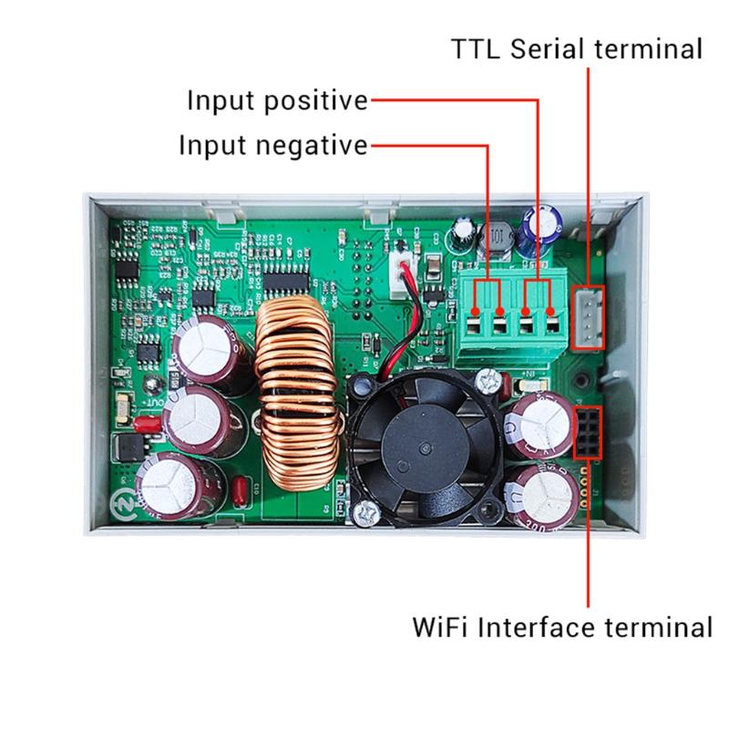 60V 12A Adjustable CNC for DC Power Supply Step-down Power Supply Module Constant Voltage Constant Current LCD Screen