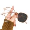 Color-Changing Advanced Sense Of Women, Plain Face, Small Tide, Round Face, Ultra-Light, Can Be Matched With Degree Glasses Frame