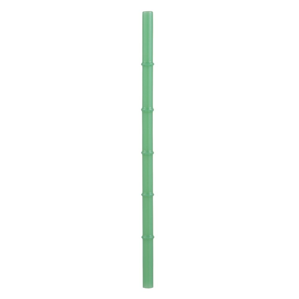 Juice Milk Drinking Glass Straw Washable Reusable Drinking Straw Bamboo Pattern High-temperature Juice Drink Blender Stick