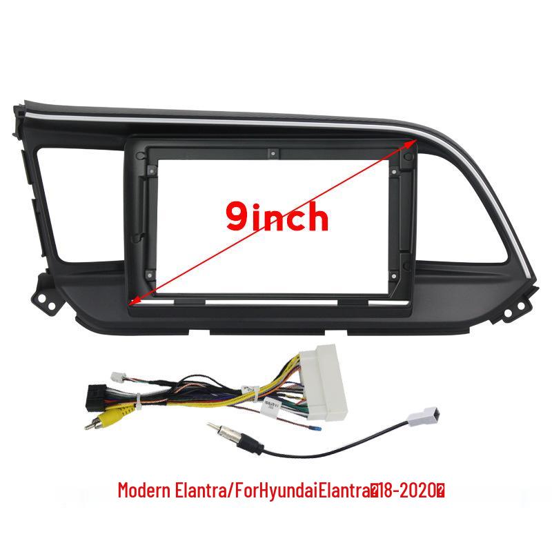 

18-20 Hyundai Elantra Android Навигационный экран с рамкой и комплектом проводов 39 x 18.2 cm