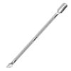 Double-Ended Stainless Steel Nail and Cuticle Tool: Pusher, Scraper, Gel Remover, and File