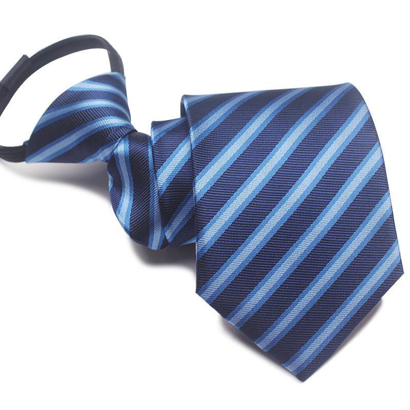 Mens Business Polyester Tie With Arrow Design And Zipper Closure For Office