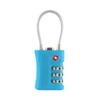 Portable TSA 3 Digit Combination Lock Anti-theft Padlock Suitcase Luggage Coded Lock Wire Rope Security Tool Cabinet Lock Travel