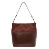 IELGY retro texture large-capacity bag, fashionable contrasting shoulder bag, versatile women's bucket bag