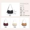 Boston Pillow Bag Armband Premium Feel Handheld Shoulder Genuine Leather Commuter Versatile Large Capacity Crossbody