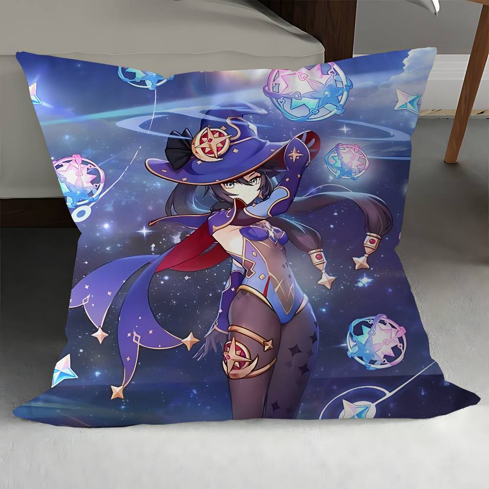 

Mona Megistus Pillow Gift Home Office Decoration Pillow Bedroom Sofa Car Cushion CoverPillow Case 12x12Inch