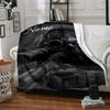 Custom Name Sniper Skull Artwork blanket for Couch & Bed, Plush Cozy Fuzzy Blanket Super Soft & Warm Blankets for Fall and Winter. 0908192