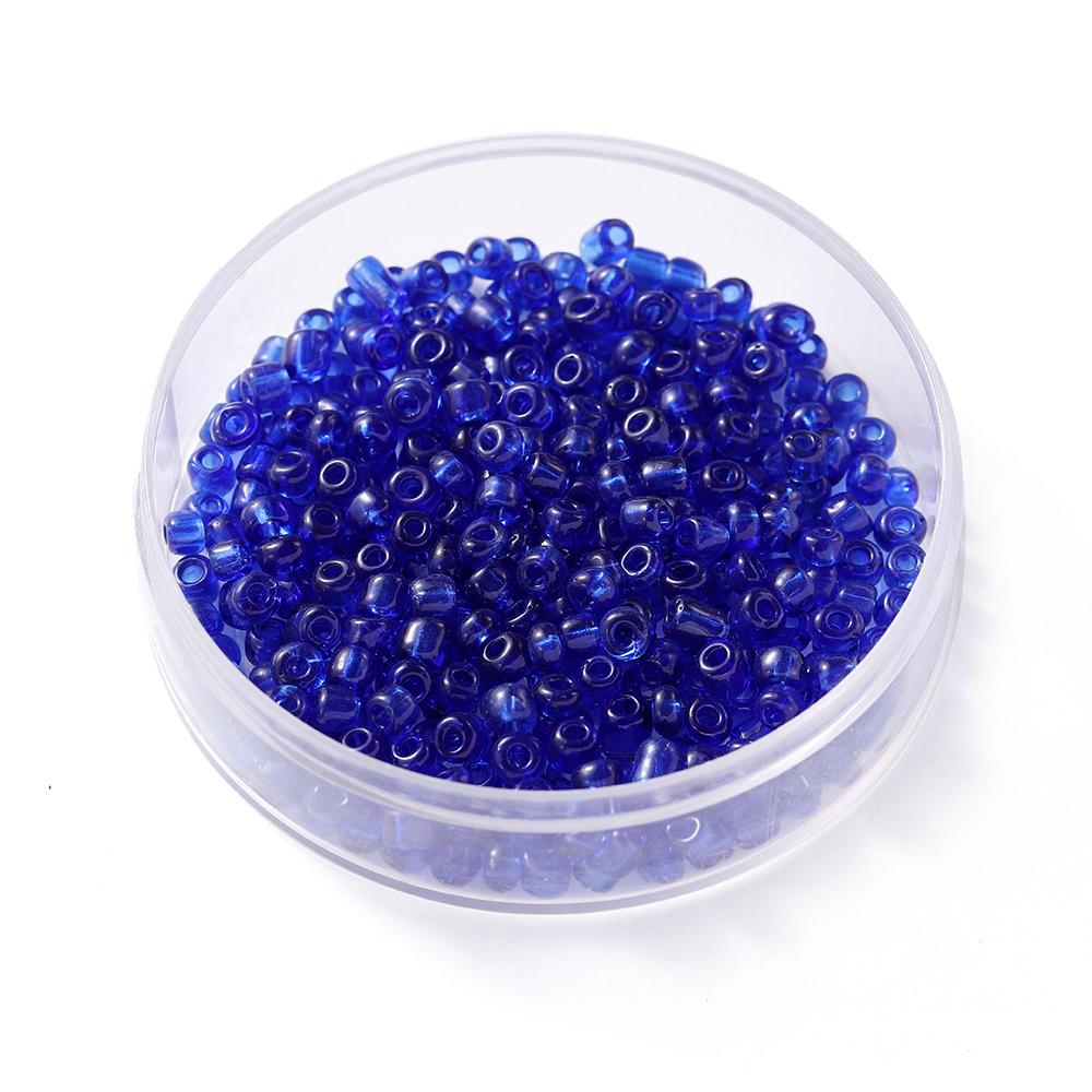 300Pcs/Lot 4mm Transparent Glass Round Loose Spacer Seed Beads For Jewelry Making Handmade DIY Bracelet Necklace Accessories