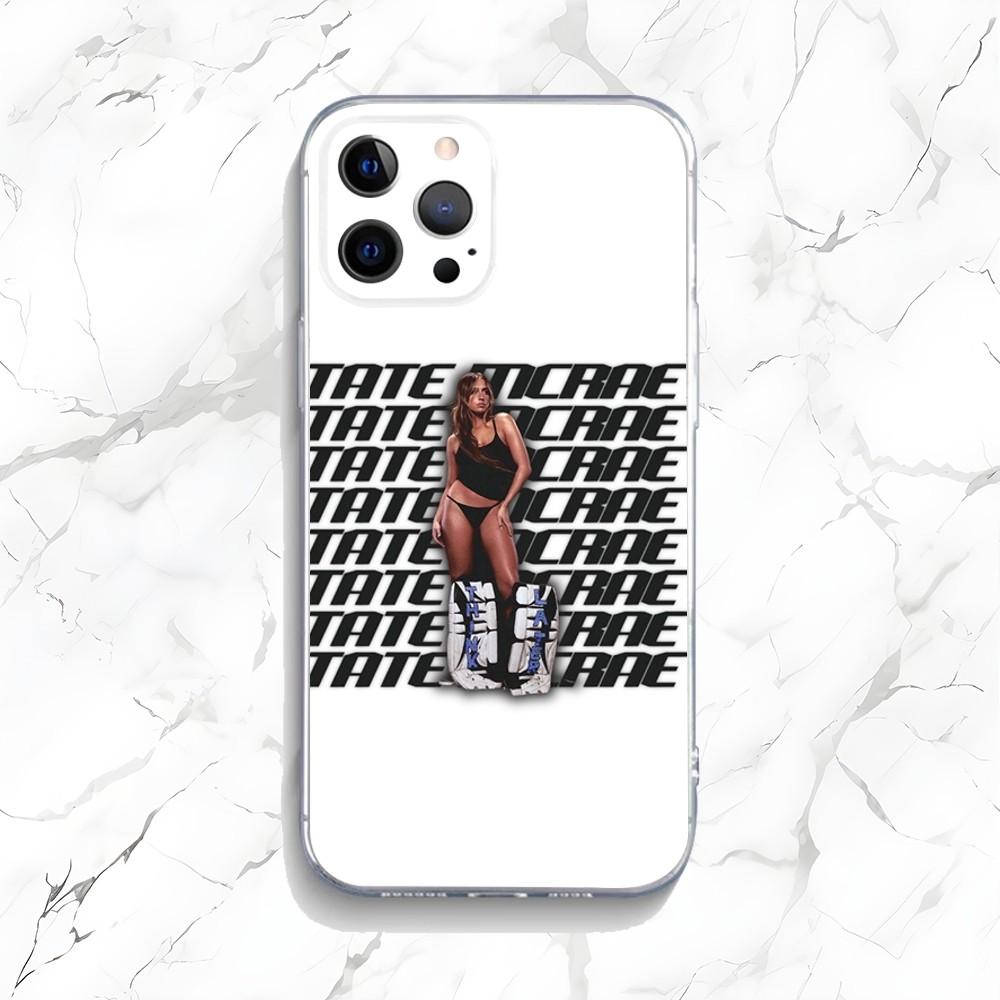 

Singer T-Tate Mcrae Greedy Phone Case For iPhone 15,14,13,12,11 Plus,Pro,Max,XR,XS,X,7,8 Plus,SE,Mini Transparent Silicone Soft iPhoneX
