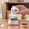 Panda Gradient Ceramic Travel Tea Set