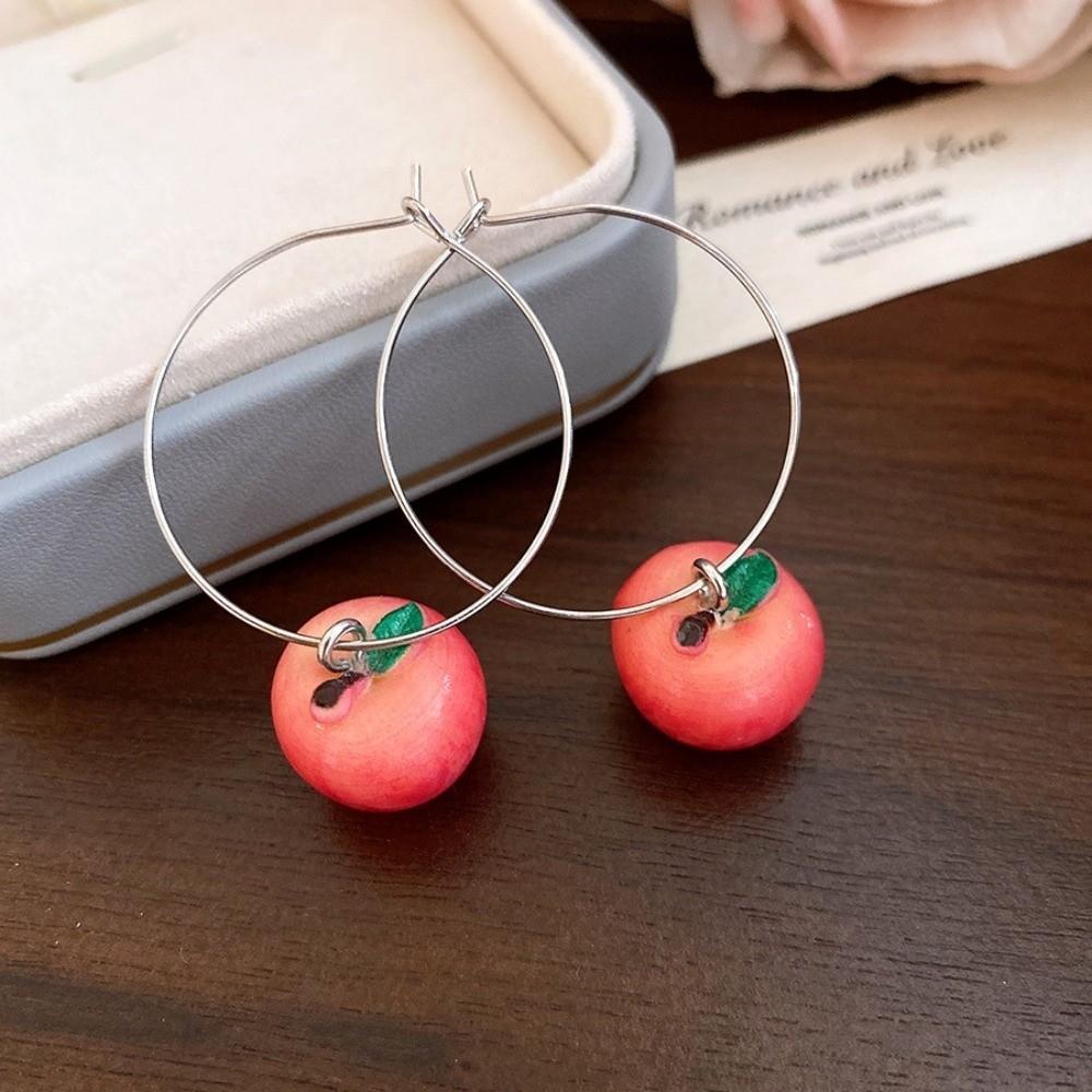 Resin Simulation Fruit Earrings Exaggerated Fruit Earrings Dangle Earrings Vacation Accessories